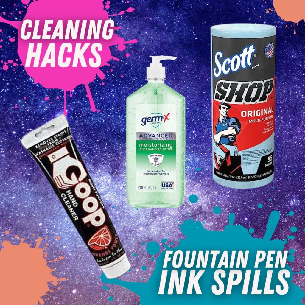 Cleaning Hacks for Fountain Pen Ink&nbsp;Spills